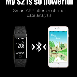Bratara fitness smart RegalSmart S2-217, monitorizare ciclism, ritm cardiac, notificari, OLED