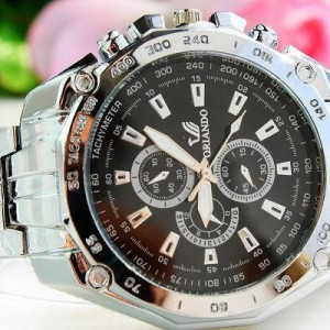 Ceas barbatesc Orlando silver black