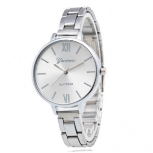 Ceas Dama Geneva Platinum Silver