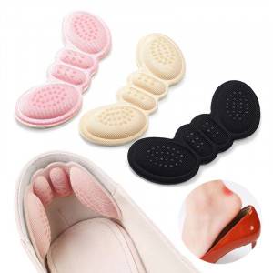 Set talonete din bumbac si spuma pentru calcaie culoarea pielii