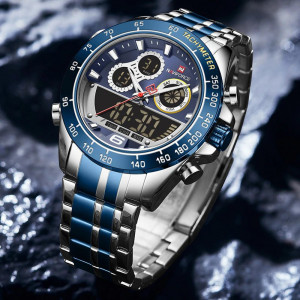 Ceas barbatesc Naviforce atlantic blue