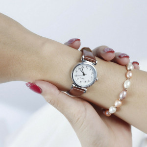 Ceas de dama Geneva Classic brown