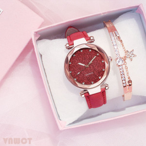 Ceas de dama Geneva Exclusive red