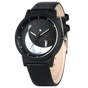 Set cadou cu ceas barbatesc Moonwalk si doua bratari elegante