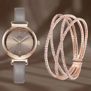 Set ceas de dama IBSO Crystal cu o bratara