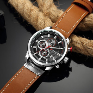 Ceas barbatesc Curren 8291 silver plate
