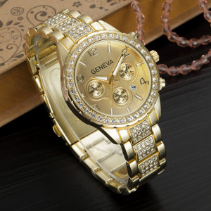 Ceas de dama Geneva Polimnia gold