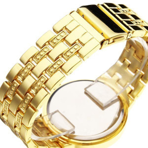 Ceas de dama Geneva rhinestone gold