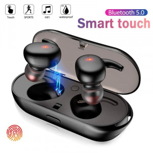 Casti audio wireless Y30 cu bluetooth 5.0 tip in-ear