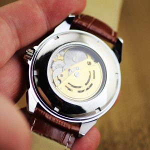 Ceas barbatesc automatic Winner roman gold