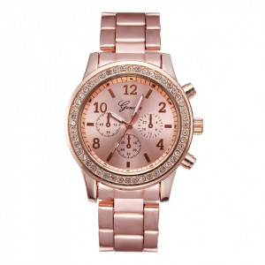 Ceas de dama Geneva Fides rose gold