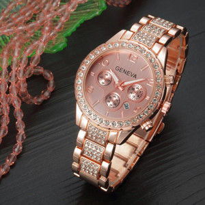 Ceas de dama Geneva Polimnia rose gold