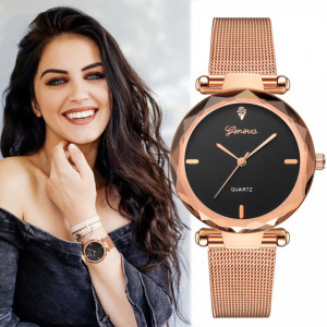 Ceas de dama Geneva Prysm Rosegold
