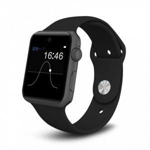 Ceas smartwatch RegalSmart DM09-189 BT 4.0, voice interaction,cartela SIM, 1,54 HD touchscreen, notificari, anti-lost, g-senzor, pedometru, negru