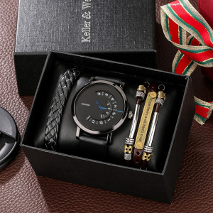 Set cadou cu ceas barbatesc Gadyson si doua bratari retro