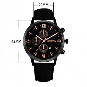 Set cadou cu ceas barbatesc Geneva si bratari elegante