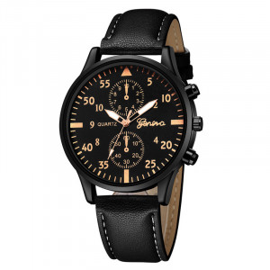 Set cadou cu ceas barbatesc Lvpai XR4879BL si trei bratari elegante