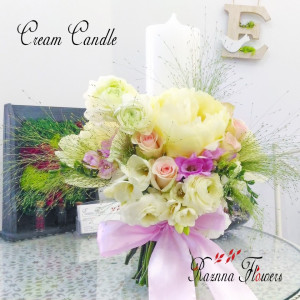 Cream Candle
