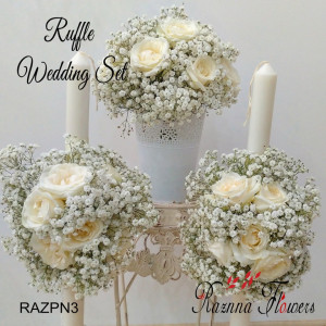 Ruffle Wedding Set