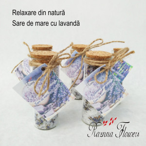 Relaxare din natură - Lavandă cu sare de mare