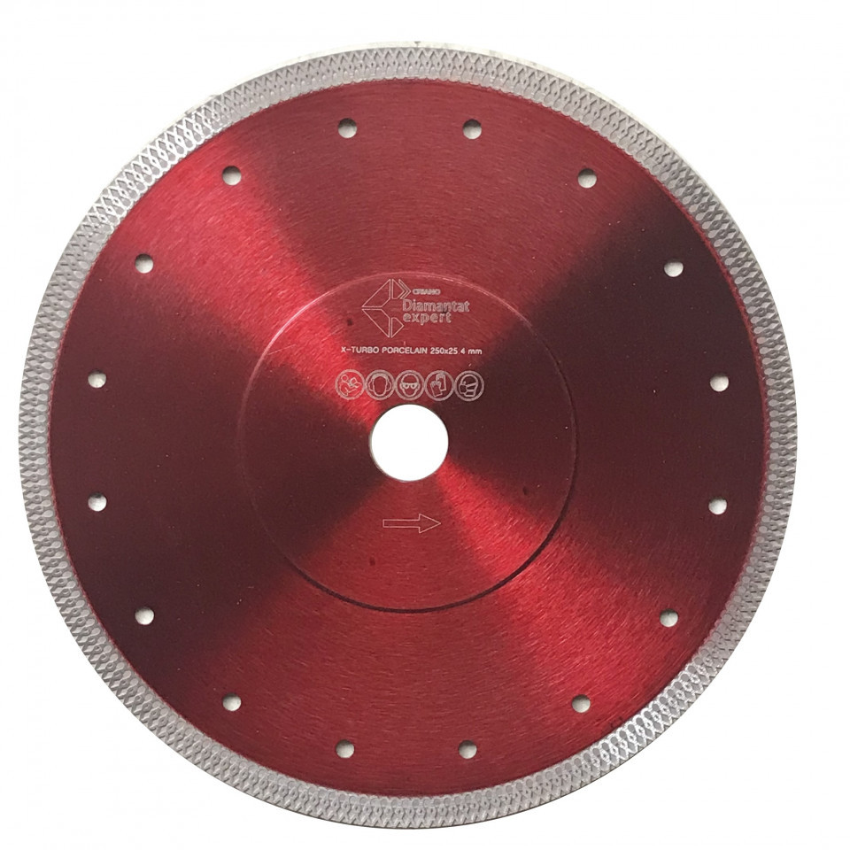 Disc DiamantatExpert pt. Portelan dur & Gresie ft. dura 250×25,4 (mm) Premium – DXDY.XTURBO.250.25 albertool.com