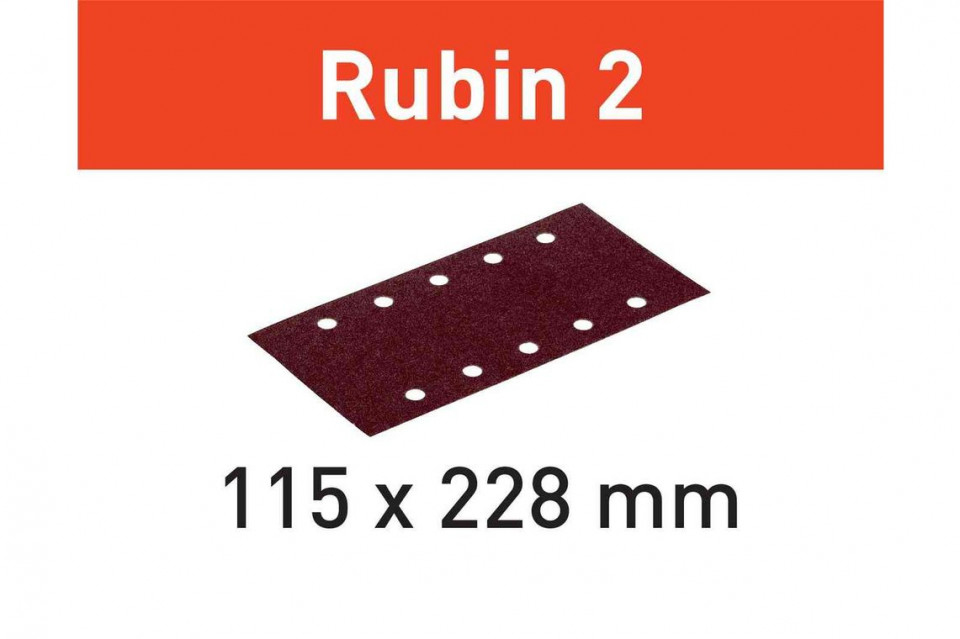 Foaie abraziva stf 115x228 p40 ru2/50 rubin 2