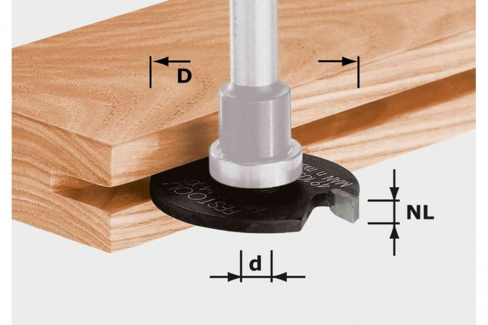 Freza-disc pentru canale hw d40x1,5