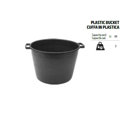 Galeata plastic 40l - officine iori