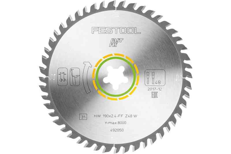 Panza de ferastrau circular cu dinti fini 190x2,4 ff w48