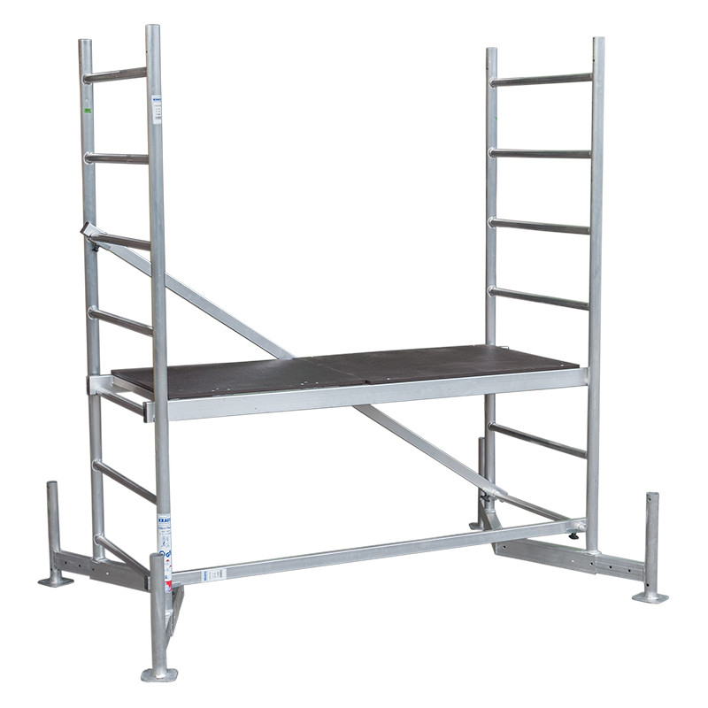 Schela din aluminiu climtec 0,6 x 1.5m, aluminiu, inaltime lucru 3m, modul 0 (baza)