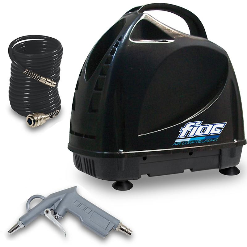 Compresor fara ulei, silentios, cu accesorii tip fiac f3100+kit