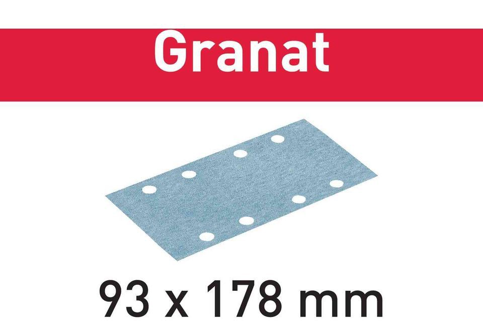 Foaie abraziva stf 93x178 p220 gr/100 granat