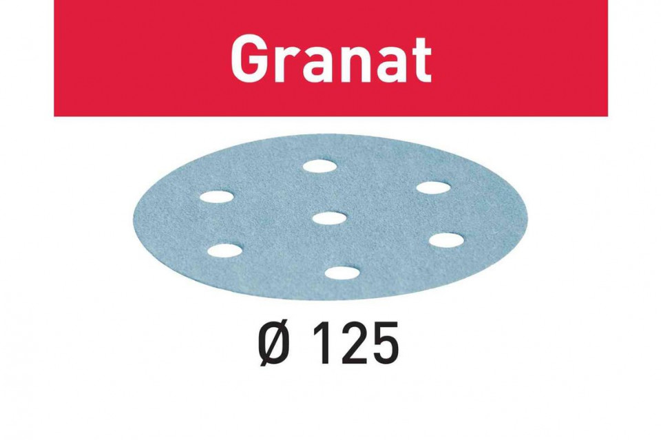 Foaie abraziva stf d125/8 p320 gr/100 granat