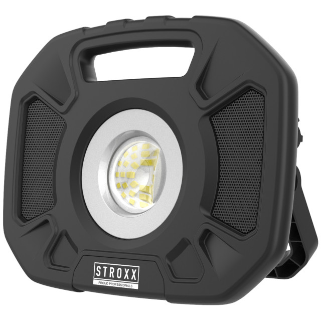 Lampa de lucru led 30 de wati, cu acumulator si boxa bluetooth - stroxx - stroxx-9066445