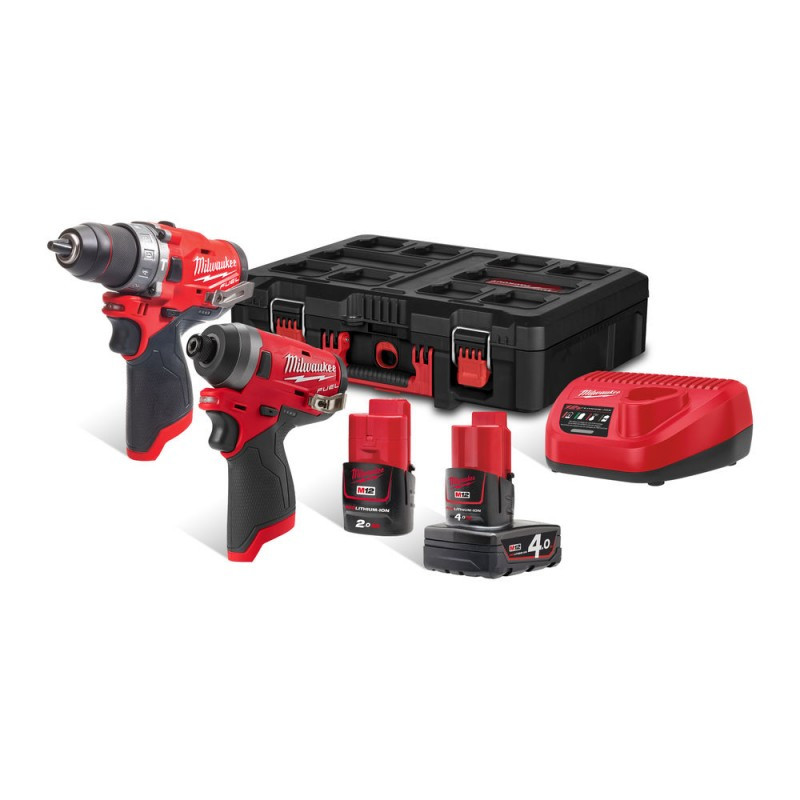 Set doua masini cu acumulatori milwaukee fpp2a-422p