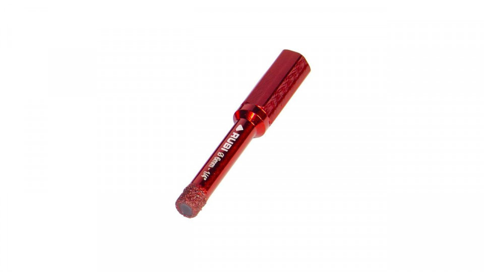 Carota diamantata pt. portelan, placi ceramice DryGres4Drill 6mm - RUBI-5923