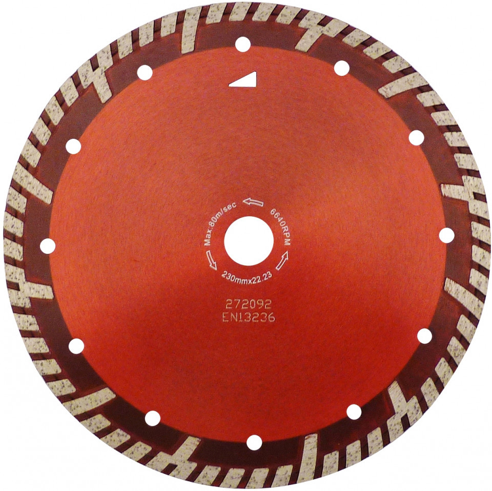 Disc diamantatexpert pt. beton armat & granit - turbo gs 115x22.2 (mm) super premium - dxdh.2287.115