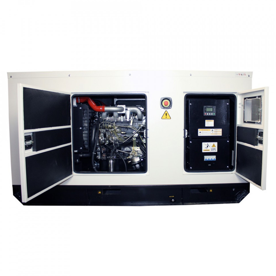 Generator de curent Insonorizat Generator SCDE 55YS-ATS, Putere max. 55 kVA, 400V, AVR, motor Diesel imagine SENCI albertool.com