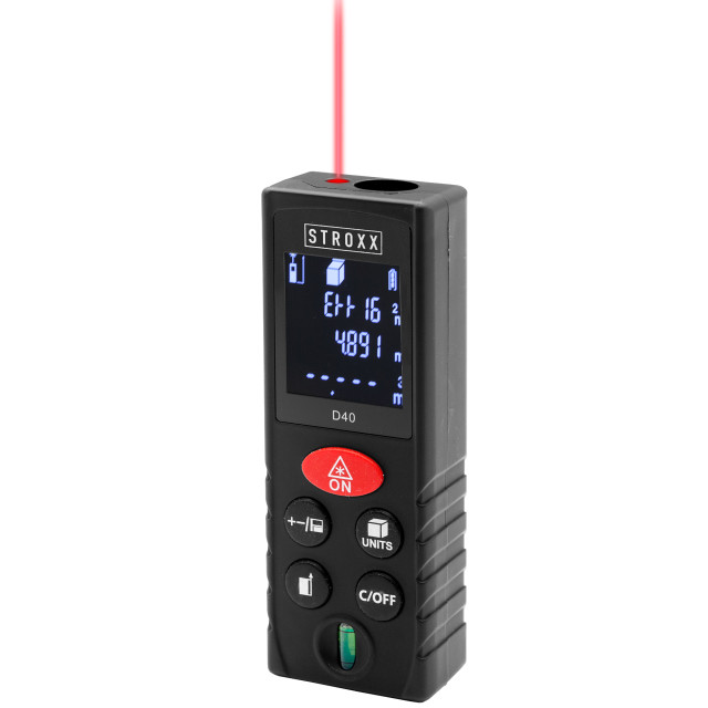 Telemetru laser d40 0.5-40m cu boloboc - stroxx - stroxx-9022626