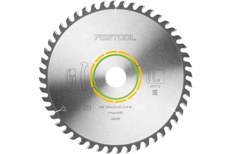 Panza de ferastrau circular cu dinti fini 225x2,6x30 w48