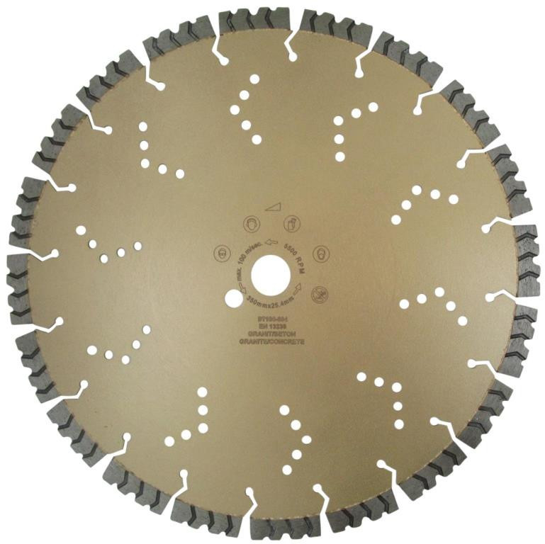 Disc DiamantatExpert pt. Beton armat extrem de dur & piatra - SHARK 350x25.4 (mm) Super Premium - DXDH.2040.350.25