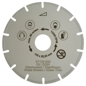 Disc diamantatexpert pt. mozaic - special 115x22.2 (mm) super premium - dxdh.2107.115