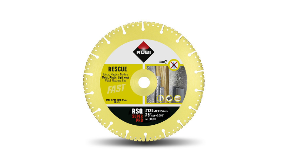 Disc diamantat pt. descarcerare 125mm, rsq 125 super pro - rubi-30901