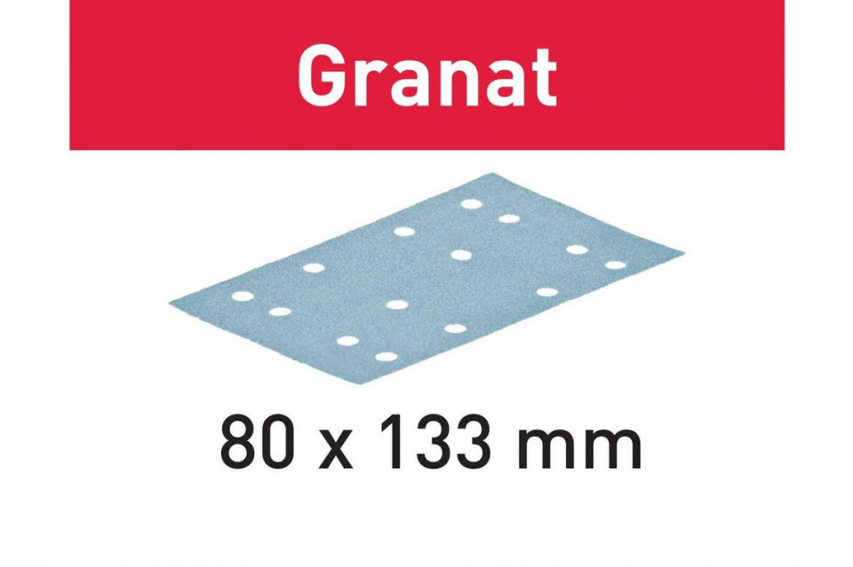 Foaie abraziva stf 80x133 p100 gr/100 granat