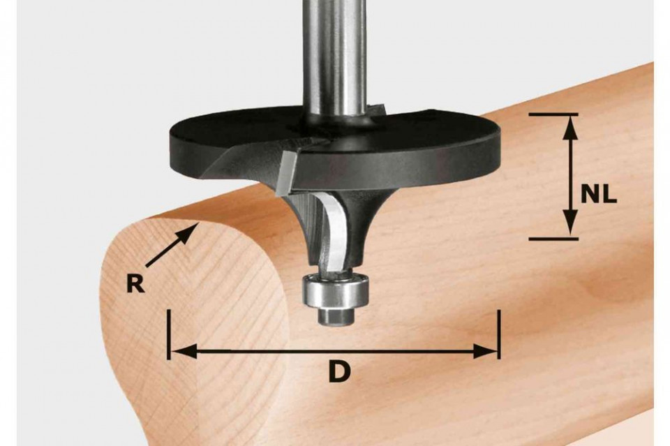 Freza de rotunjit hw r16/d64/26 s12
