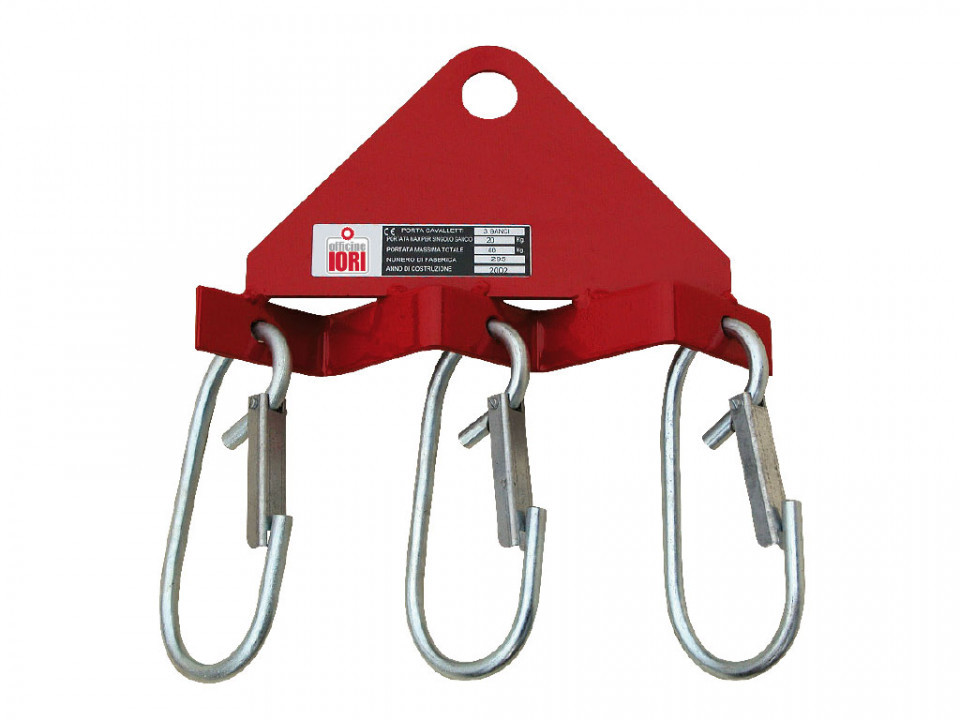 Sistem de agatat special cu 3 carlige pt. electropalane iori-3hook