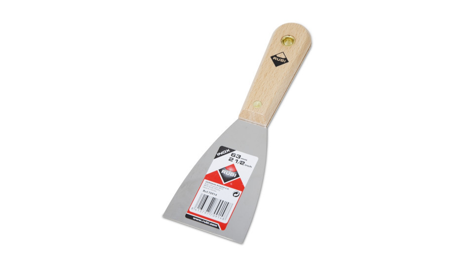 Spatula pictor cu maner lemn 63mm - rubi-70914