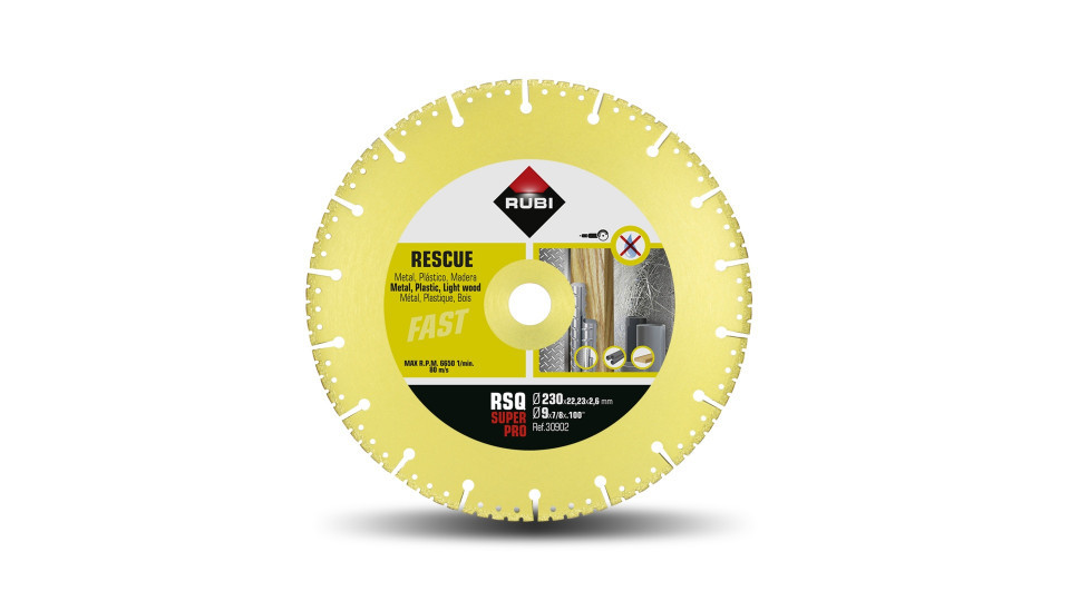 Disc diamantat pt. descarcerare 230mm, rsq 230 super pro - rubi-30902