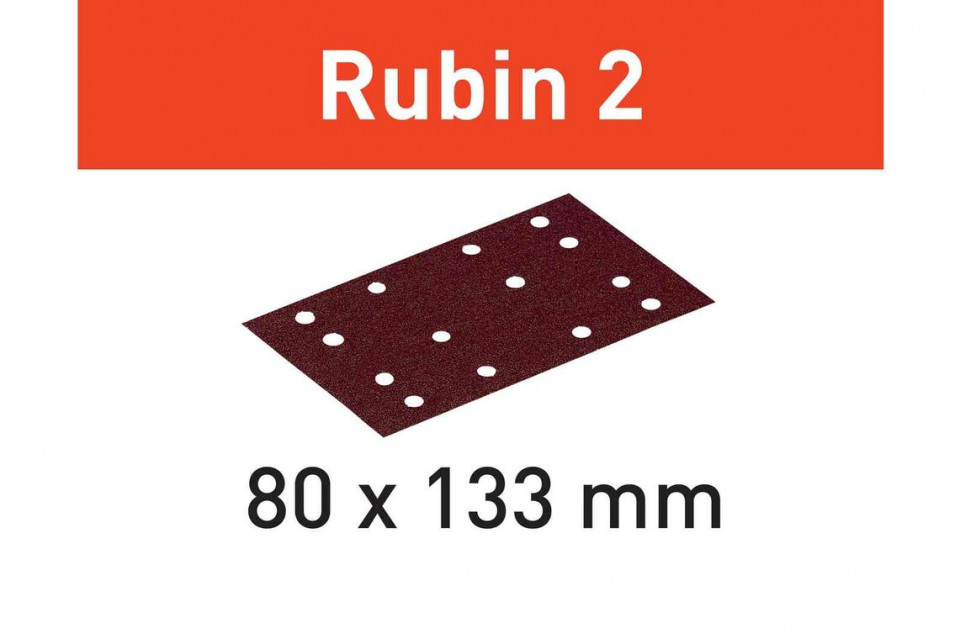 Foaie abraziva stf 80x133 p180 ru2/10 rubin 2