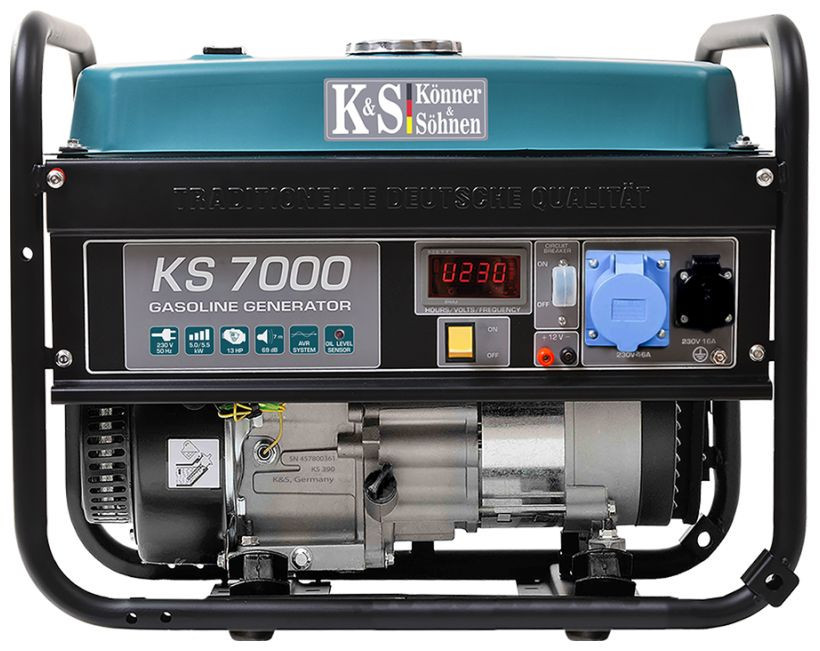Generator de curent 5.5 kw benzina pro - konner & sohnen - ks-7000